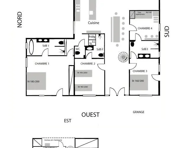 Semesterbostad Renovated Barn With Panoramic Views In Perigord *