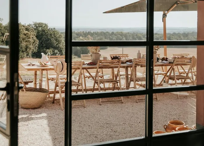 Semesterbostad Renovated Barn With Panoramic Views In Perigord *